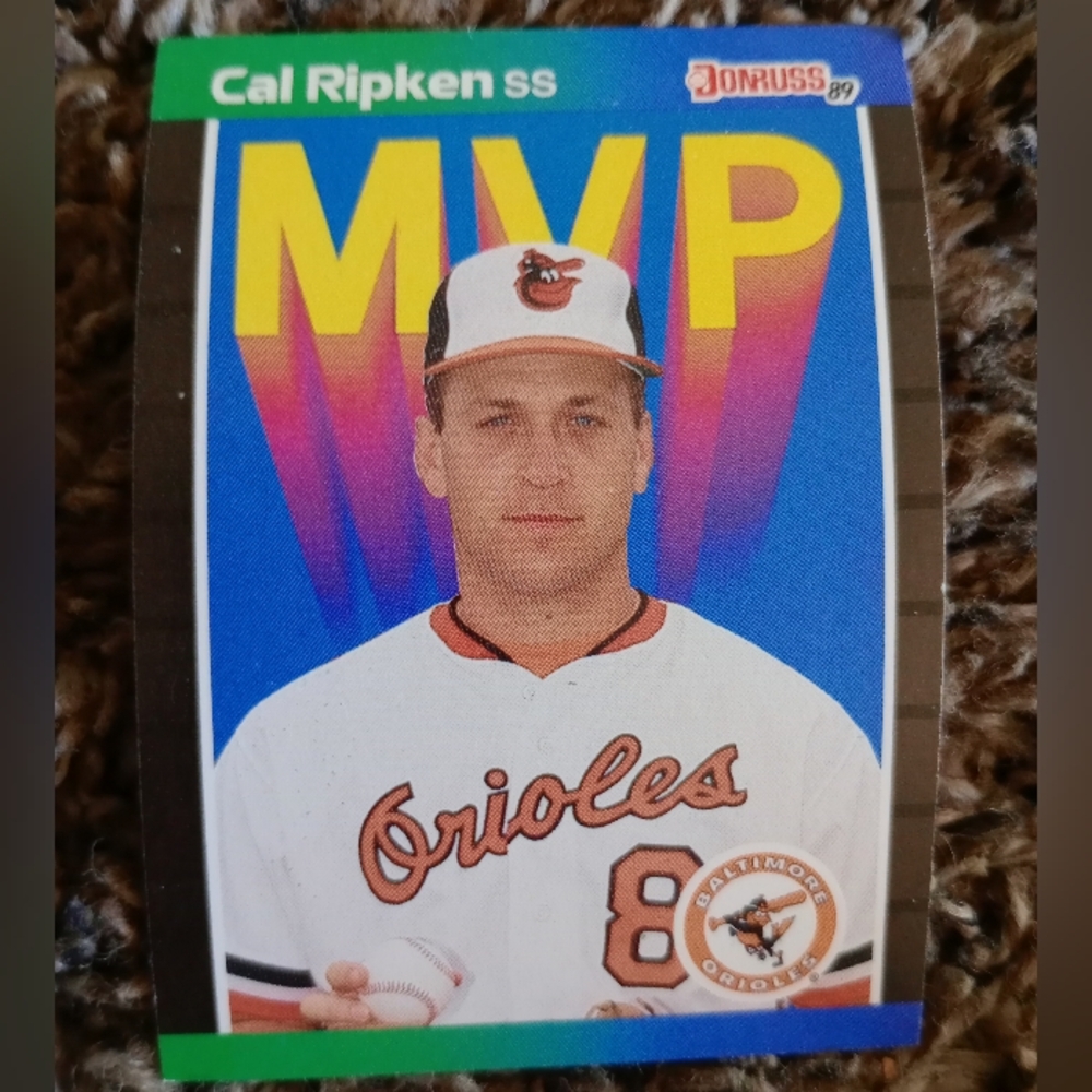 Donruss 89 Cal Ripken MVP Baseball Card
